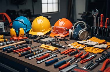 tools and safety equipments